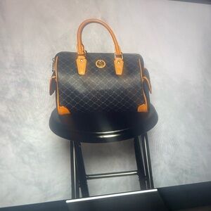 Rioni Black and Tan Satchel